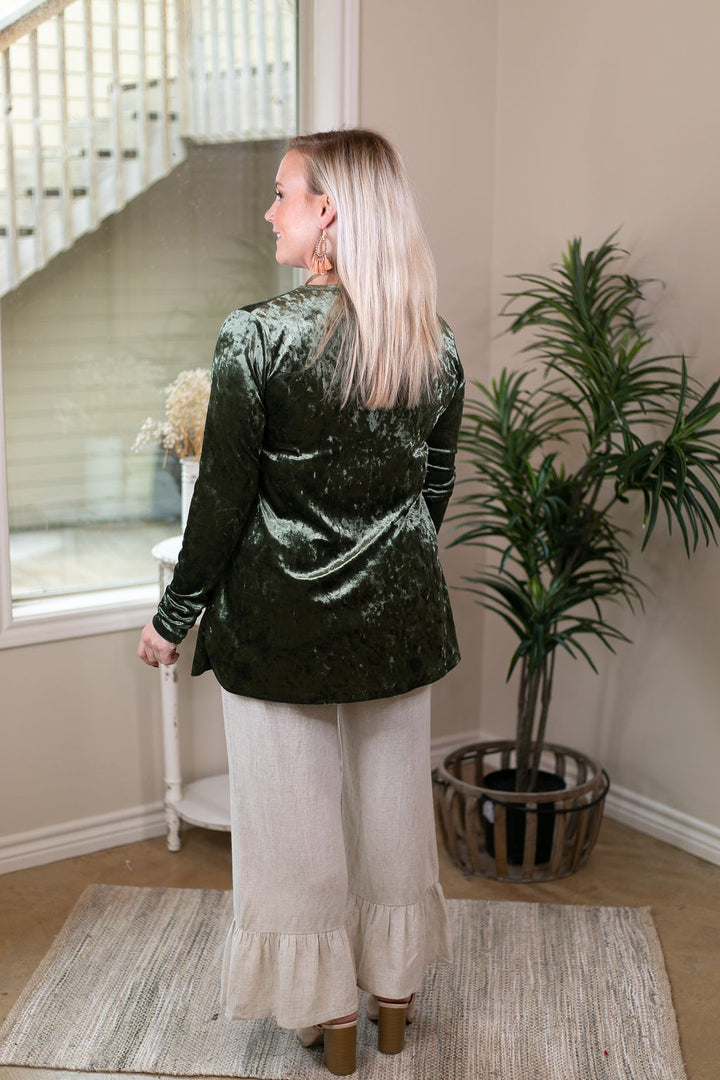 True Statement Wide Leg Linen Pants in Oatmeal Ivory - Giddy Up Glamour Boutique