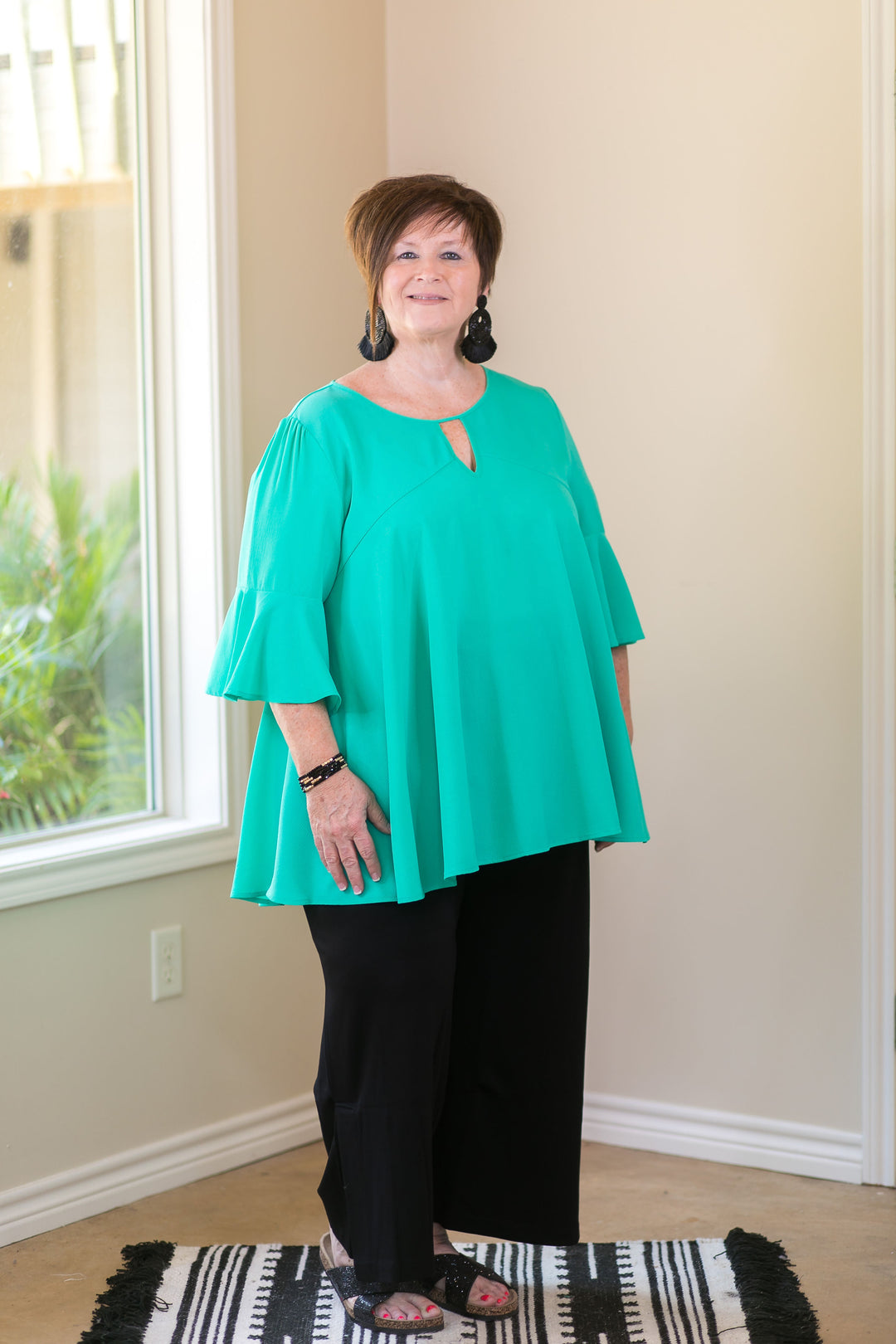 she and sky meet me in the middle plus size curvy girl fashions trendy boutique seafoam green turquoise jade