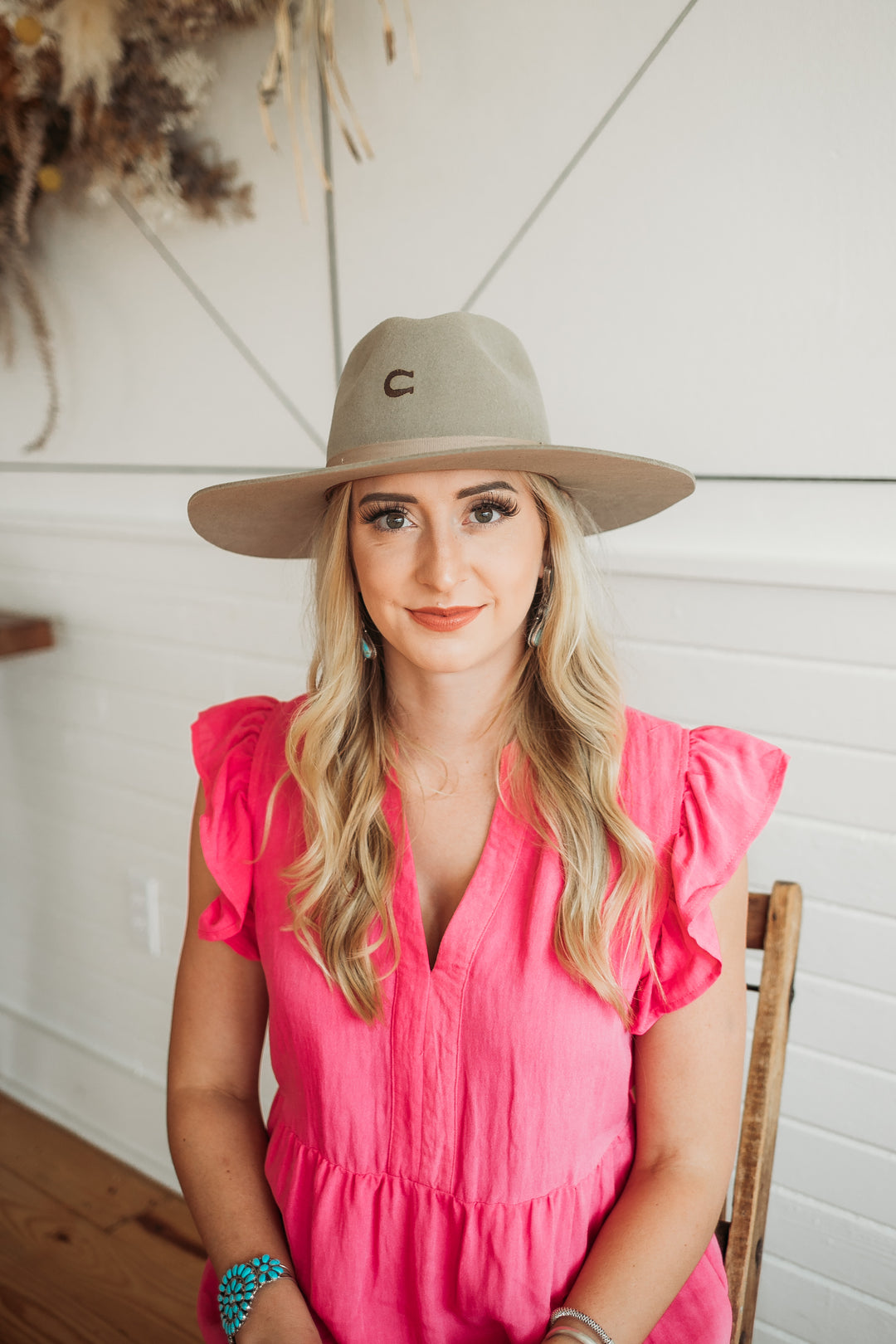 Charlie 1 Horse | Highway Wool Felt Hat in Mushroom - Giddy Up Glamour Boutique