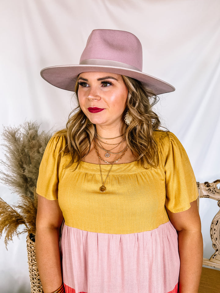 Lack of Color | Dreamer Rancher Wool Felt Hat in Dusty Purple - Giddy Up Glamour Boutique