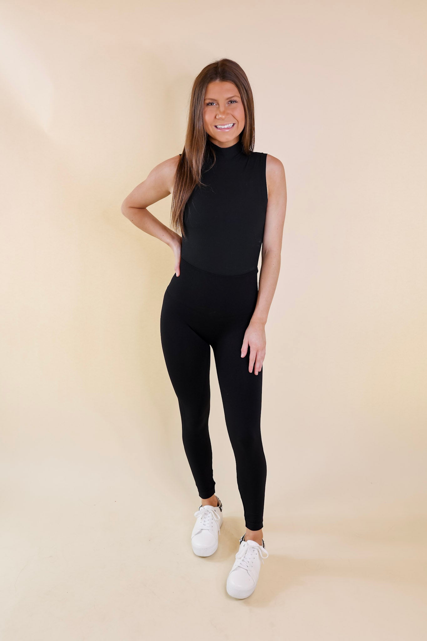 SPANX | EcoCare Seamless Leggings in Black - Giddy Up Glamour Boutique
