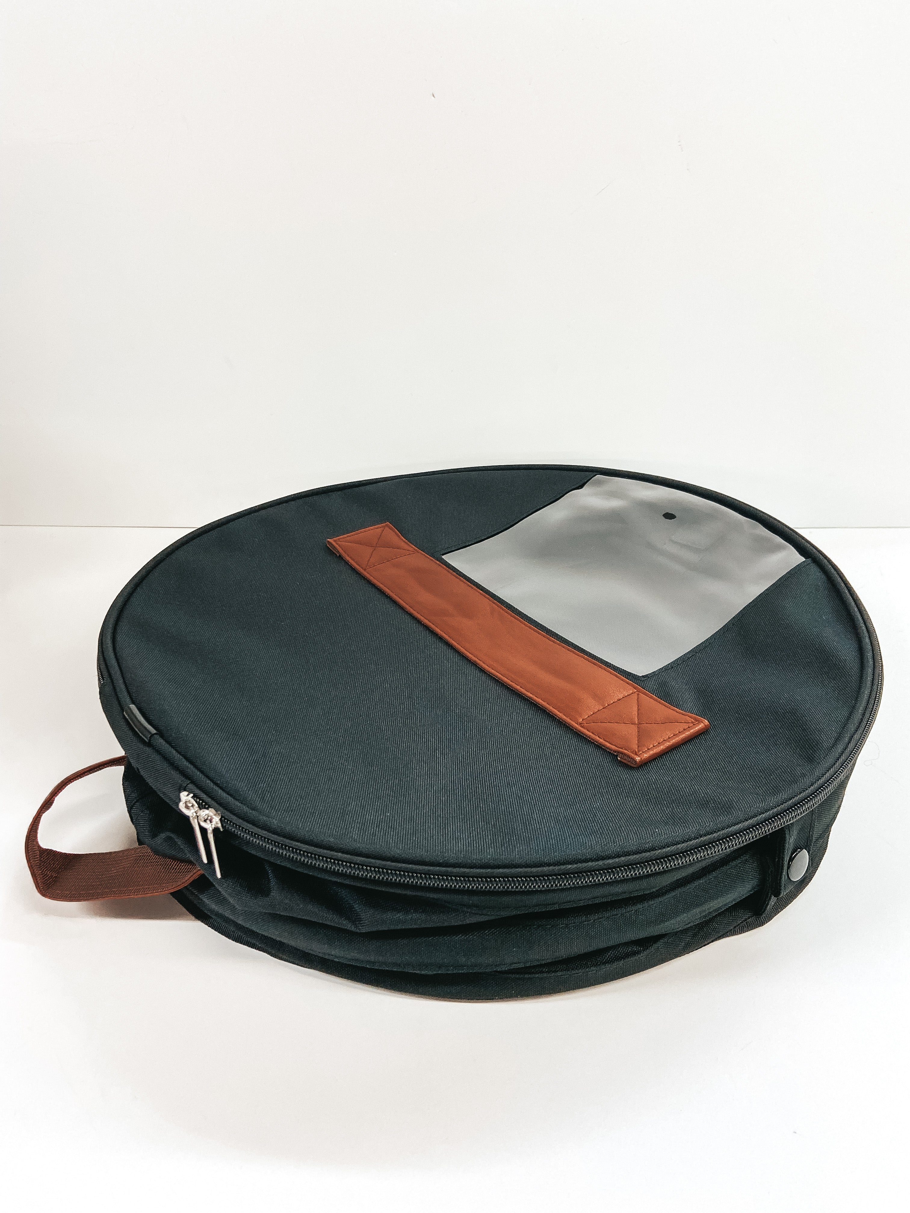 Collapsible Travel Hat Box in Black - Giddy Up Glamour Boutique