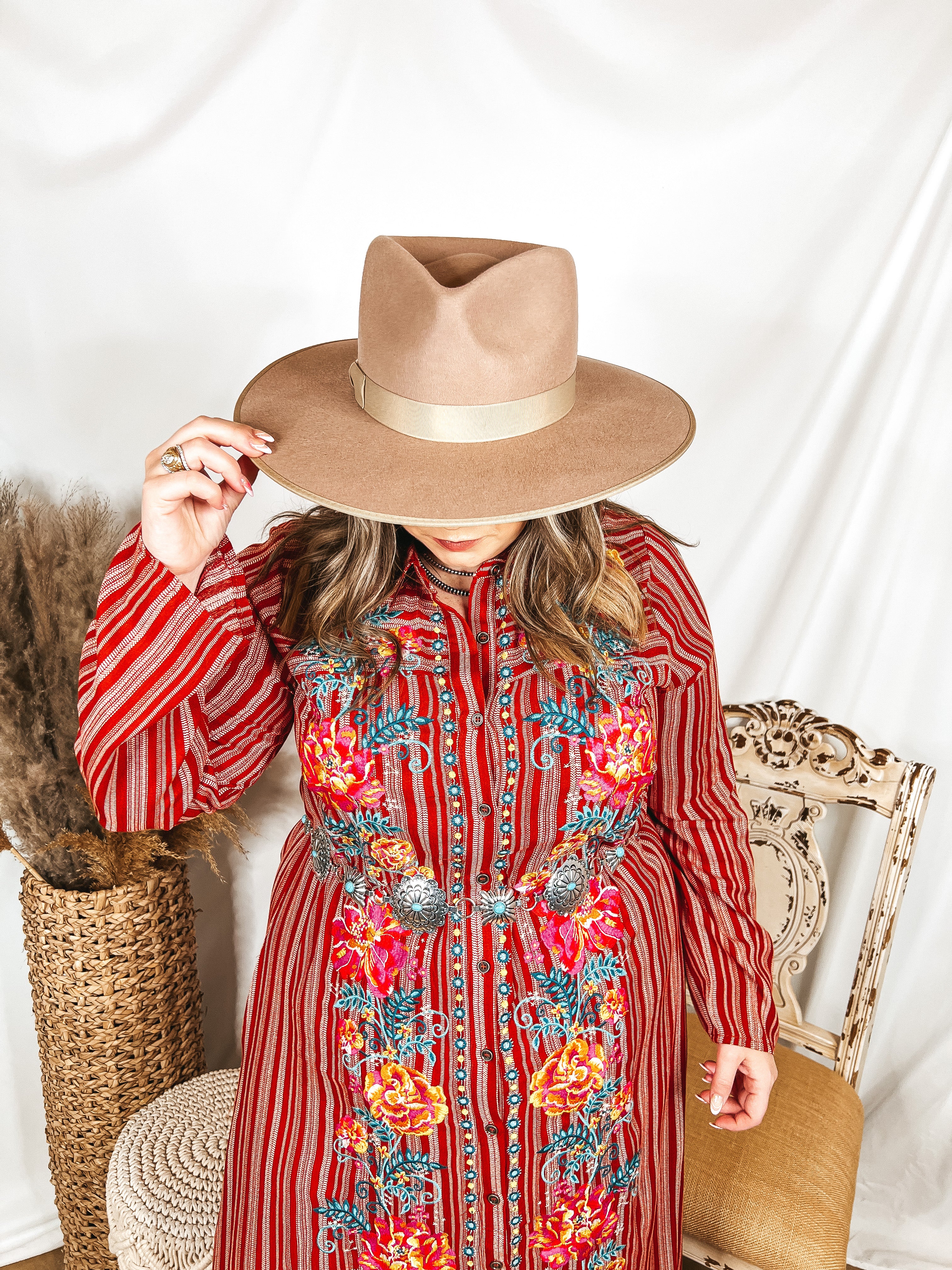 Lack of Color | Zulu Rancher Wool Felt Hat in Sand - Giddy Up Glamour Boutique