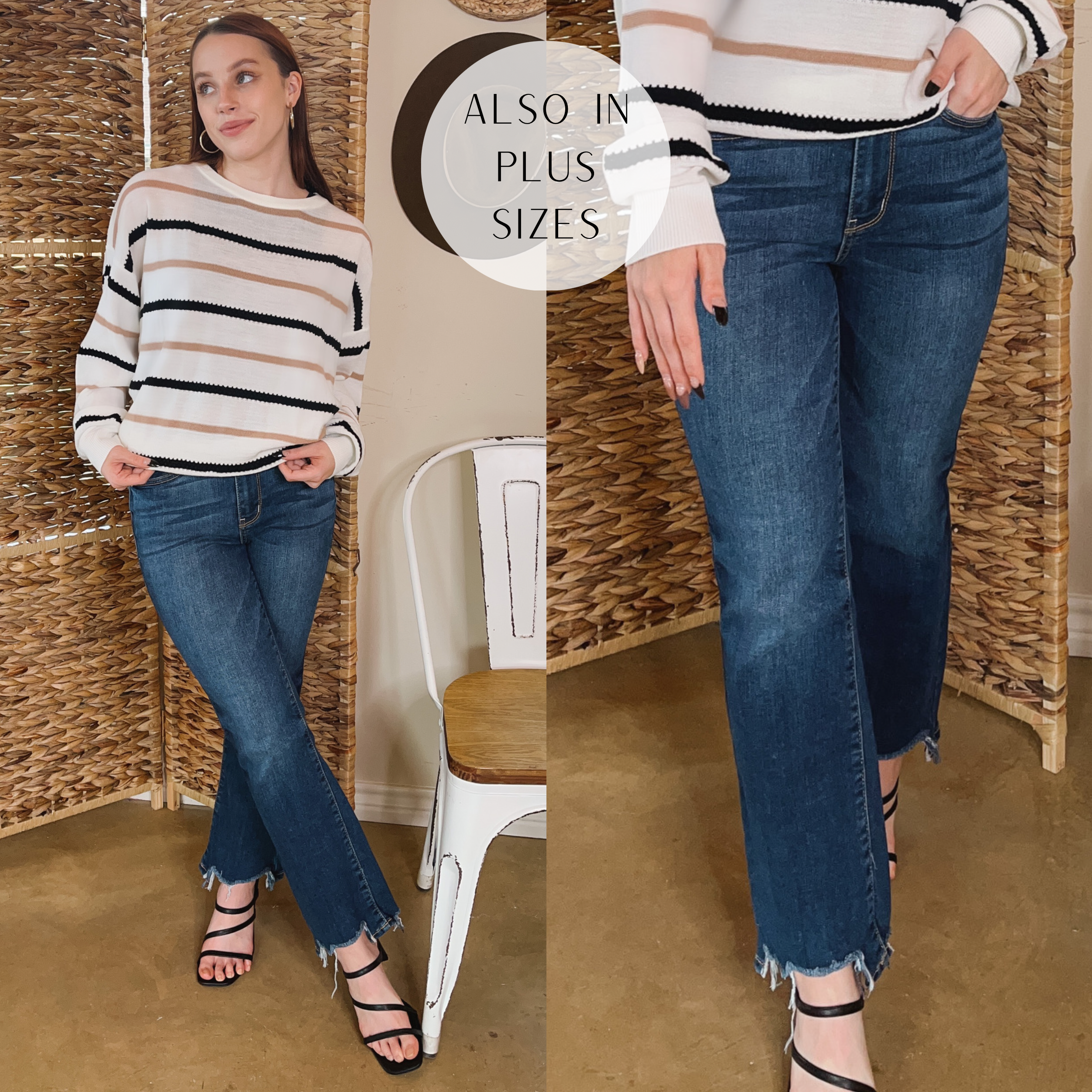 Cropped 2025 bootcut jeans