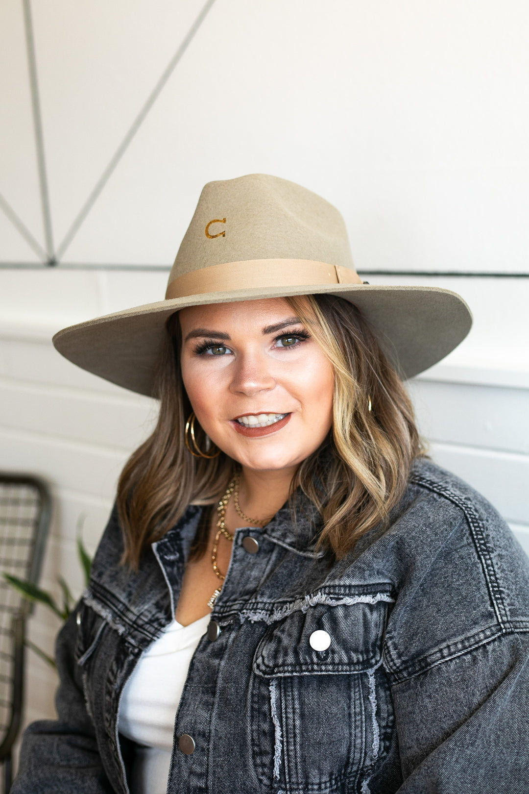 Charlie 1 Horse | Highway Wool Felt Hat in Mushroom - Giddy Up Glamour Boutique