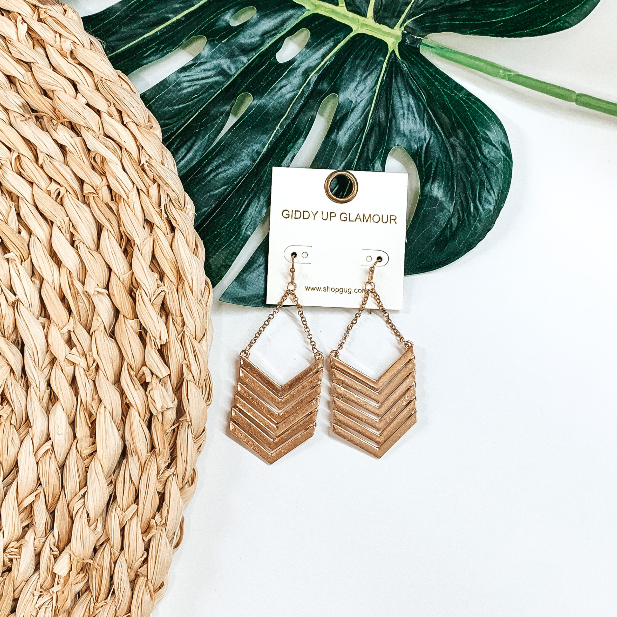 Follow Me Earrings in Gold - Giddy Up Glamour Boutique