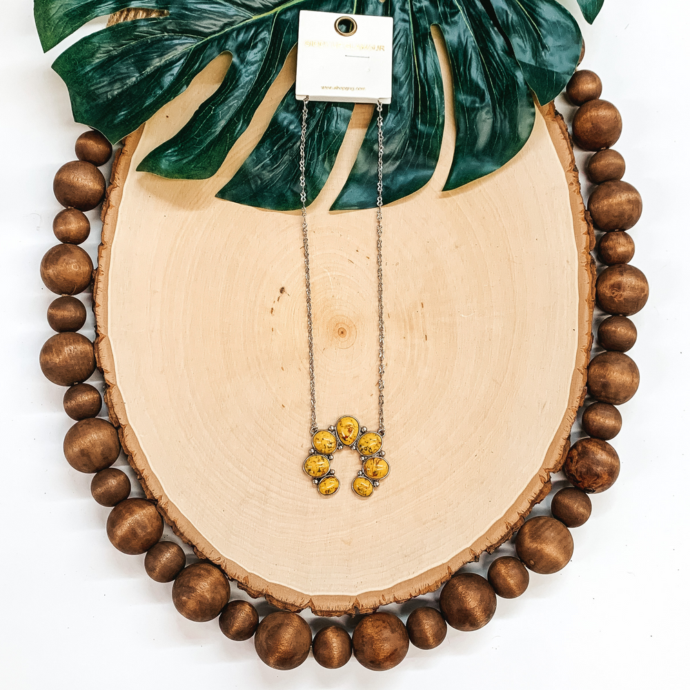Cow Town Necklace in Yellow - Giddy Up Glamour Boutique