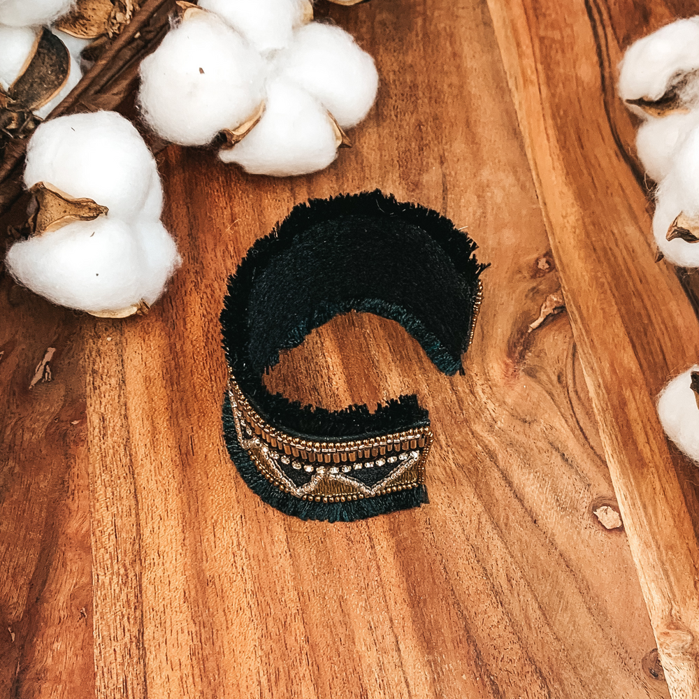 Summertime Sadness Beaded Bracelet in Black - Giddy Up Glamour Boutique