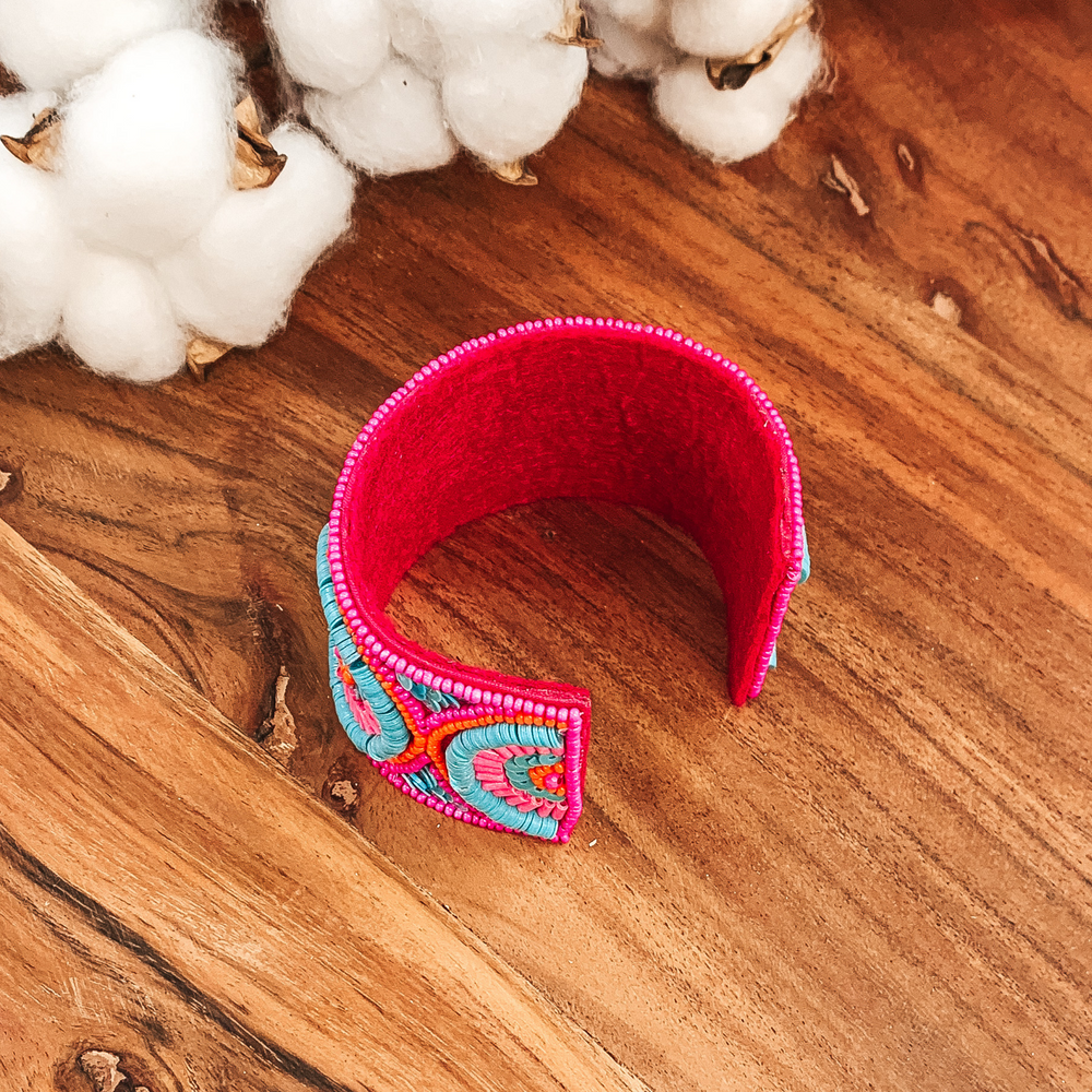 Coastal Chic Bracelet in Hot Pink - Giddy Up Glamour Boutique