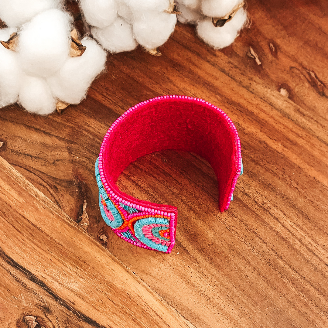 Coastal Chic Bracelet in Hot Pink - Giddy Up Glamour Boutique