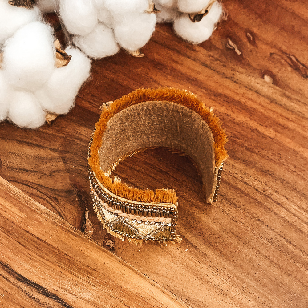 Summertime Sadness Beaded Bracelet in Tan - Giddy Up Glamour Boutique