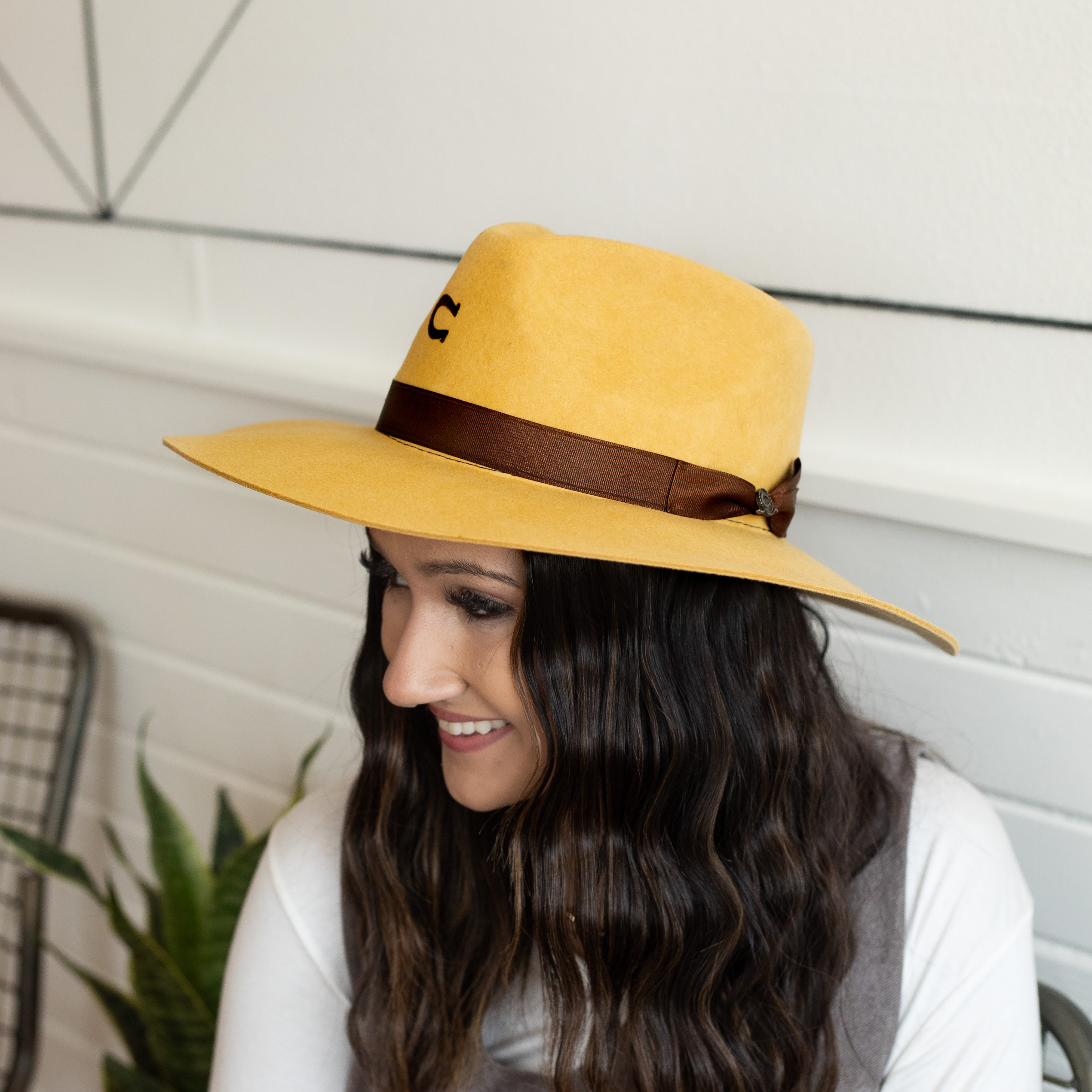 Charlie 1 Horse | Highway Wool Felt Hat in Dijon - Giddy Up Glamour Boutique