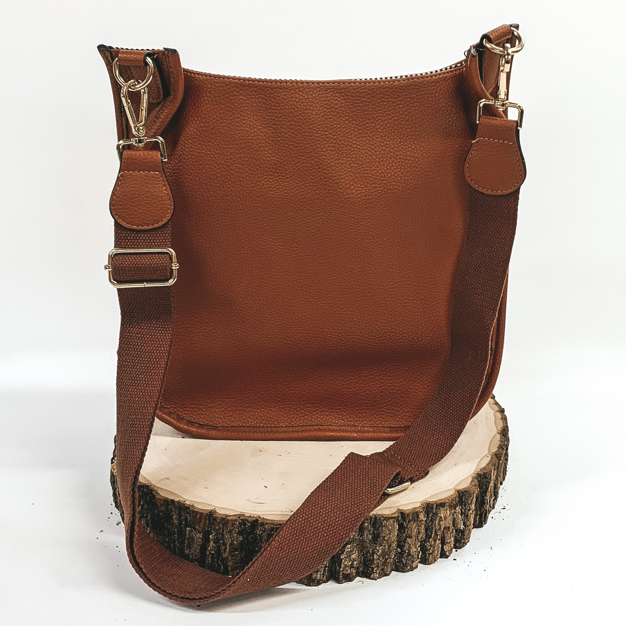 Crossbody Travel Purse in Brown - Giddy Up Glamour Boutique