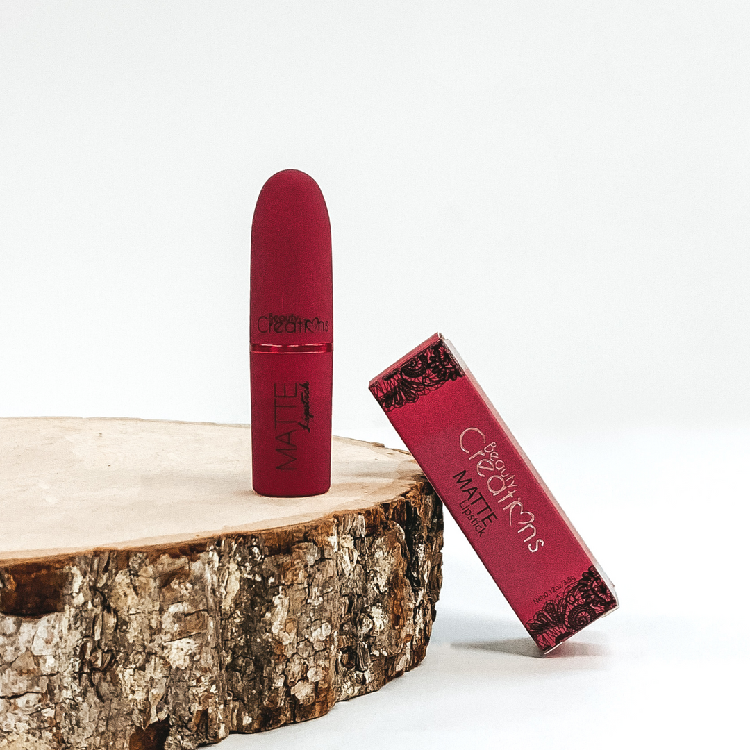 Beauty Creations | Matte Lipstick in Shade Sugar Bomb - Giddy Up Glamour Boutique