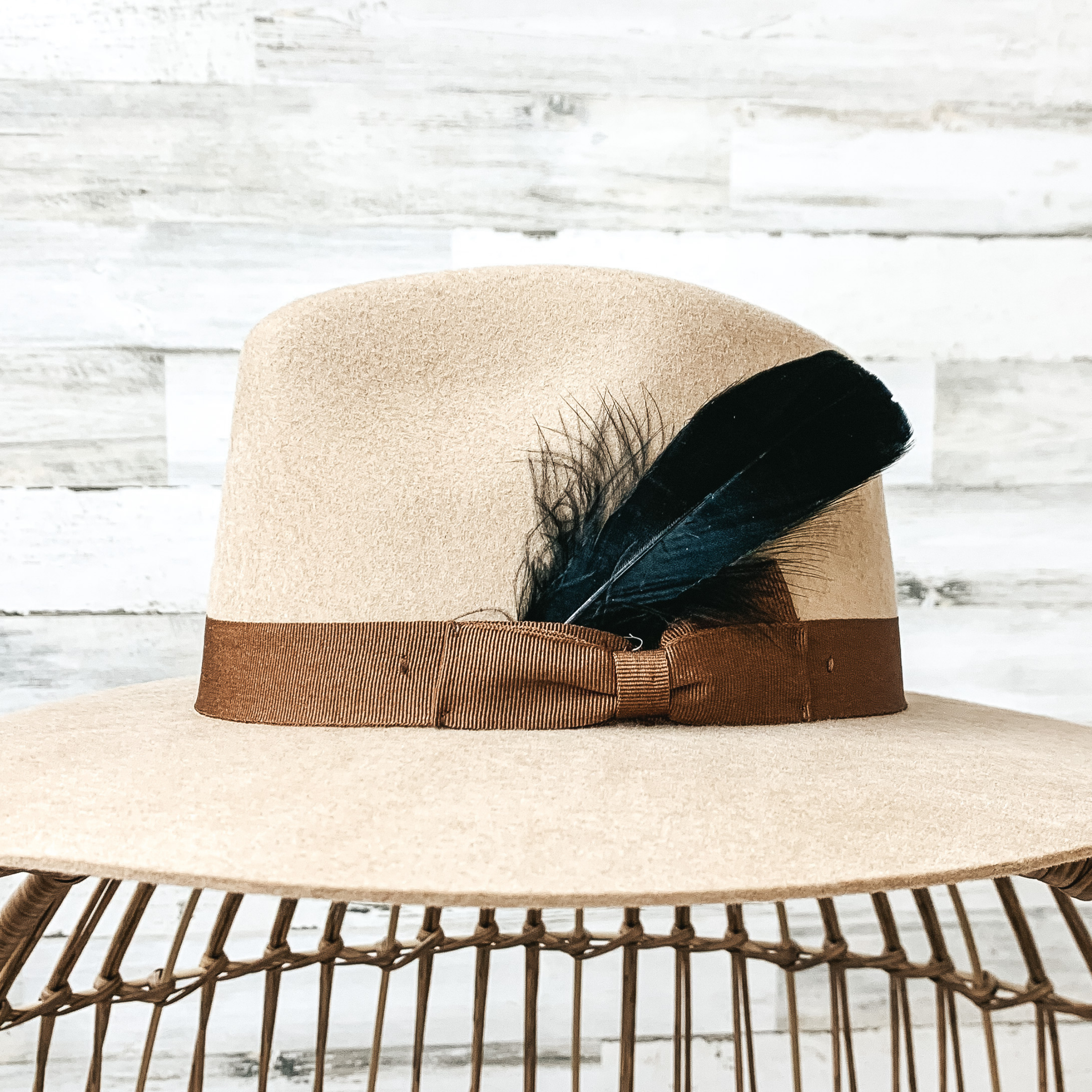 Medium Black Hat Feather - Giddy Up Glamour Boutique