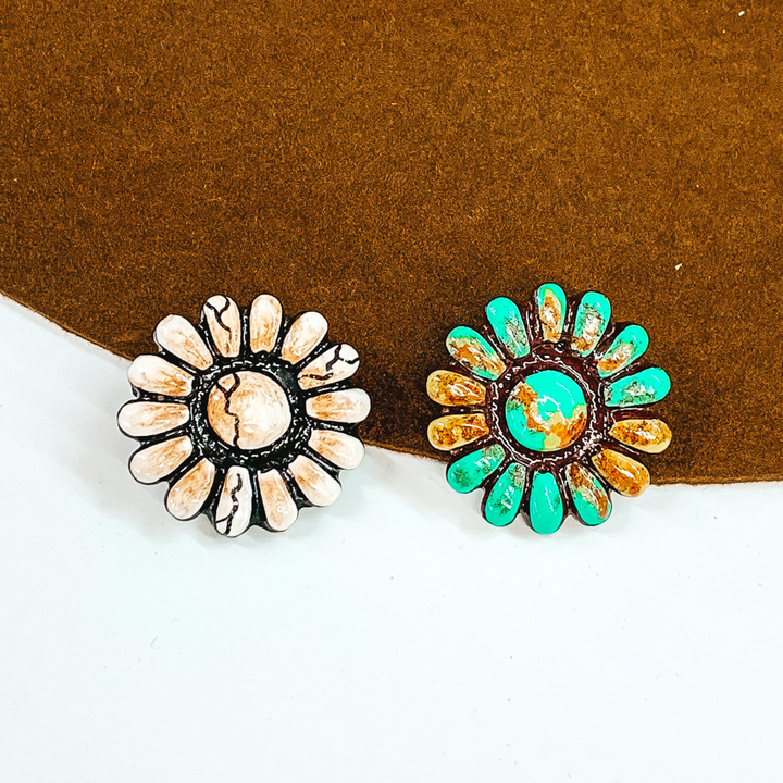 Jericho Clay Hat Pin in Turquoise - Giddy Up Glamour Boutique