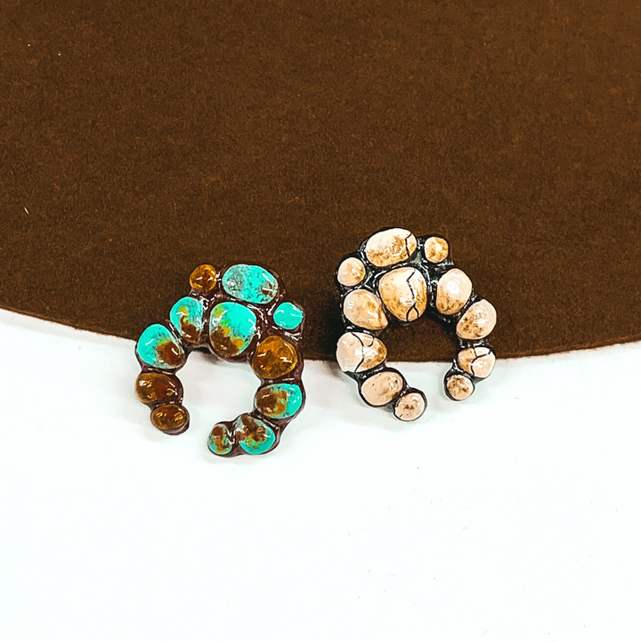 Baby Squash Clay Hat Pin in Turquoise - Giddy Up Glamour Boutique