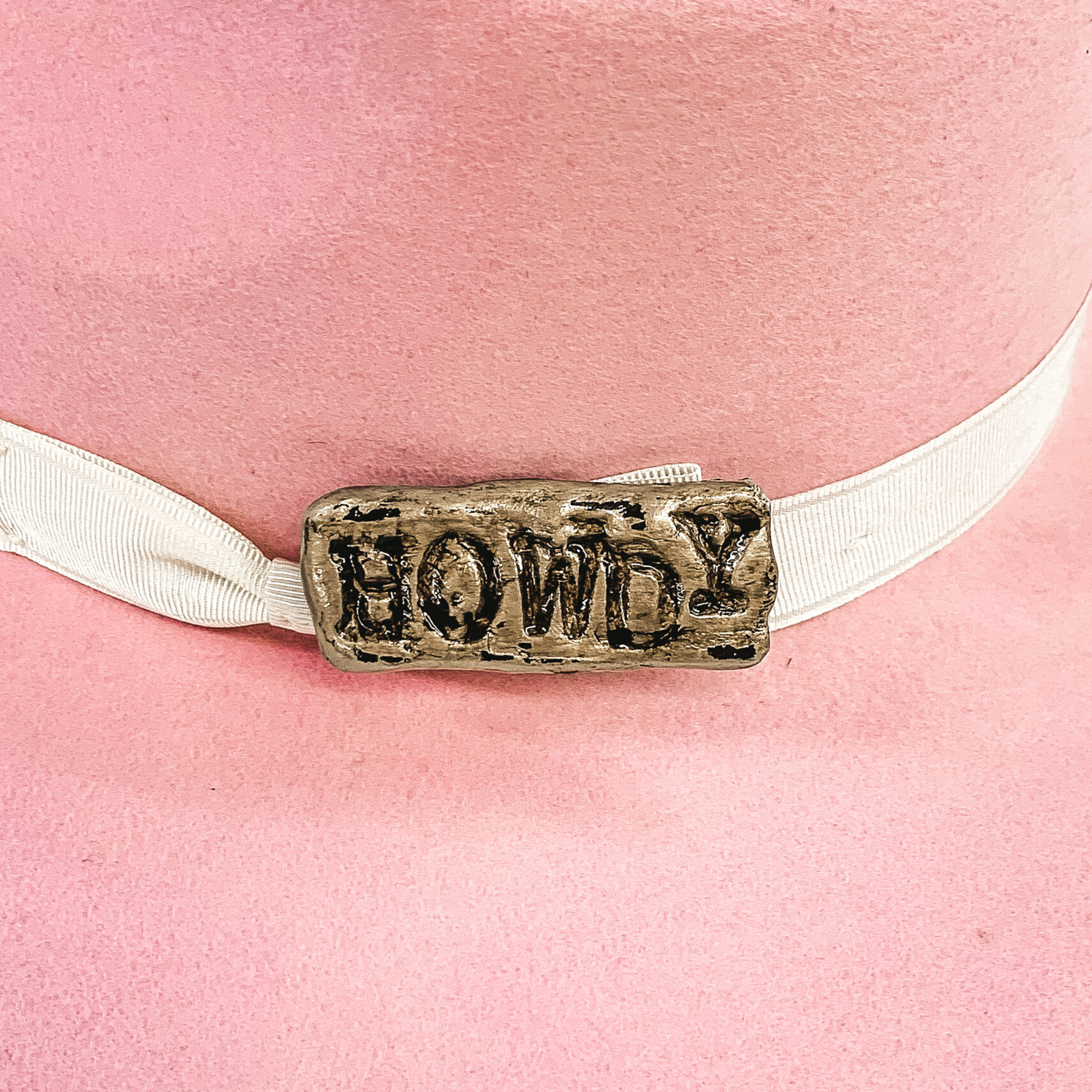 Howdy Clay Hat Pin - Giddy Up Glamour Boutique