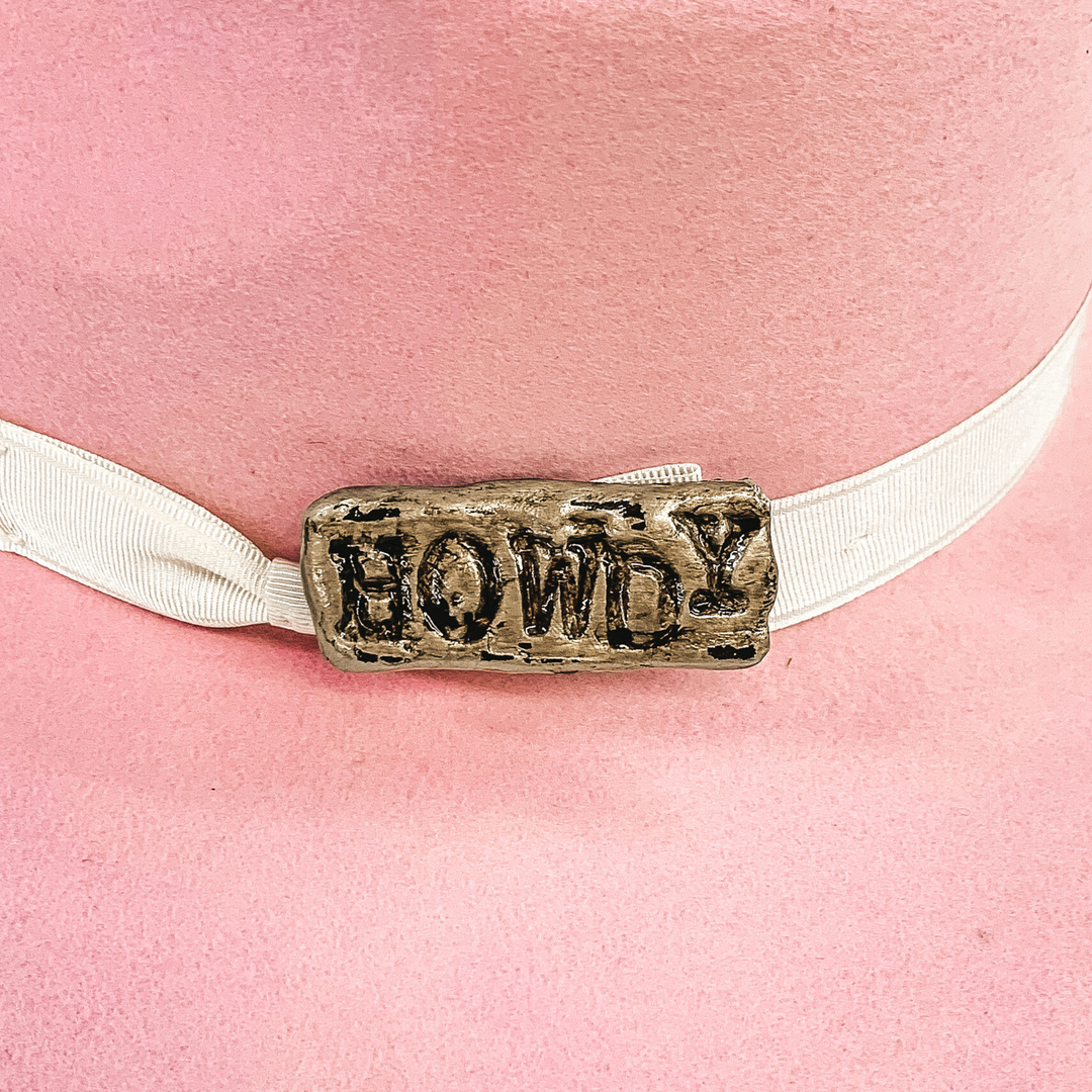 Howdy Clay Hat Pin - Giddy Up Glamour Boutique