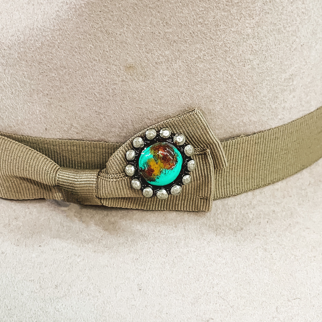 Dolly Clay Hat Pin in Turquoise - Giddy Up Glamour Boutique