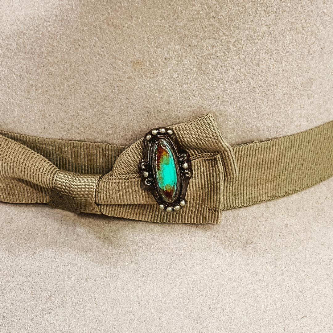 Fancy Clay Hat Pin in Turquoise - Giddy Up Glamour Boutique