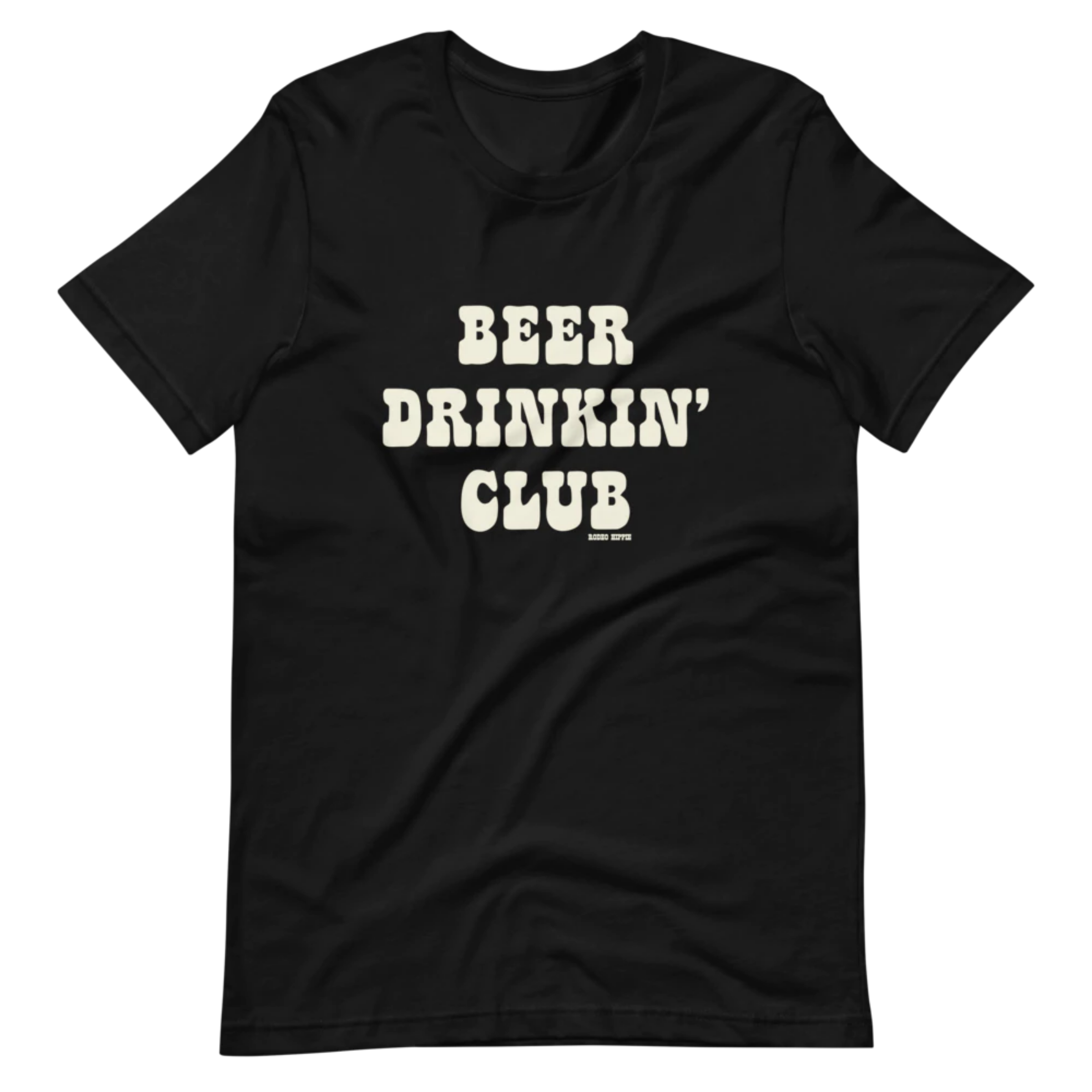 Online Exclusive | Beer Drinkin' Club Short Sleeve Graphic Tee in Black - Giddy Up Glamour Boutique