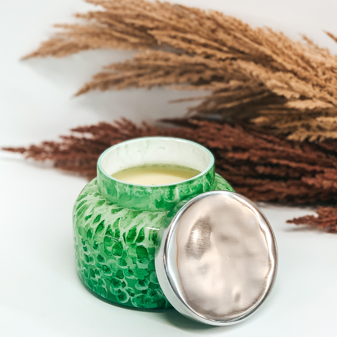 Capri Blue | 19 oz. Watercolor Jar Candle in Mint | Volcano - Giddy Up Glamour Boutique
