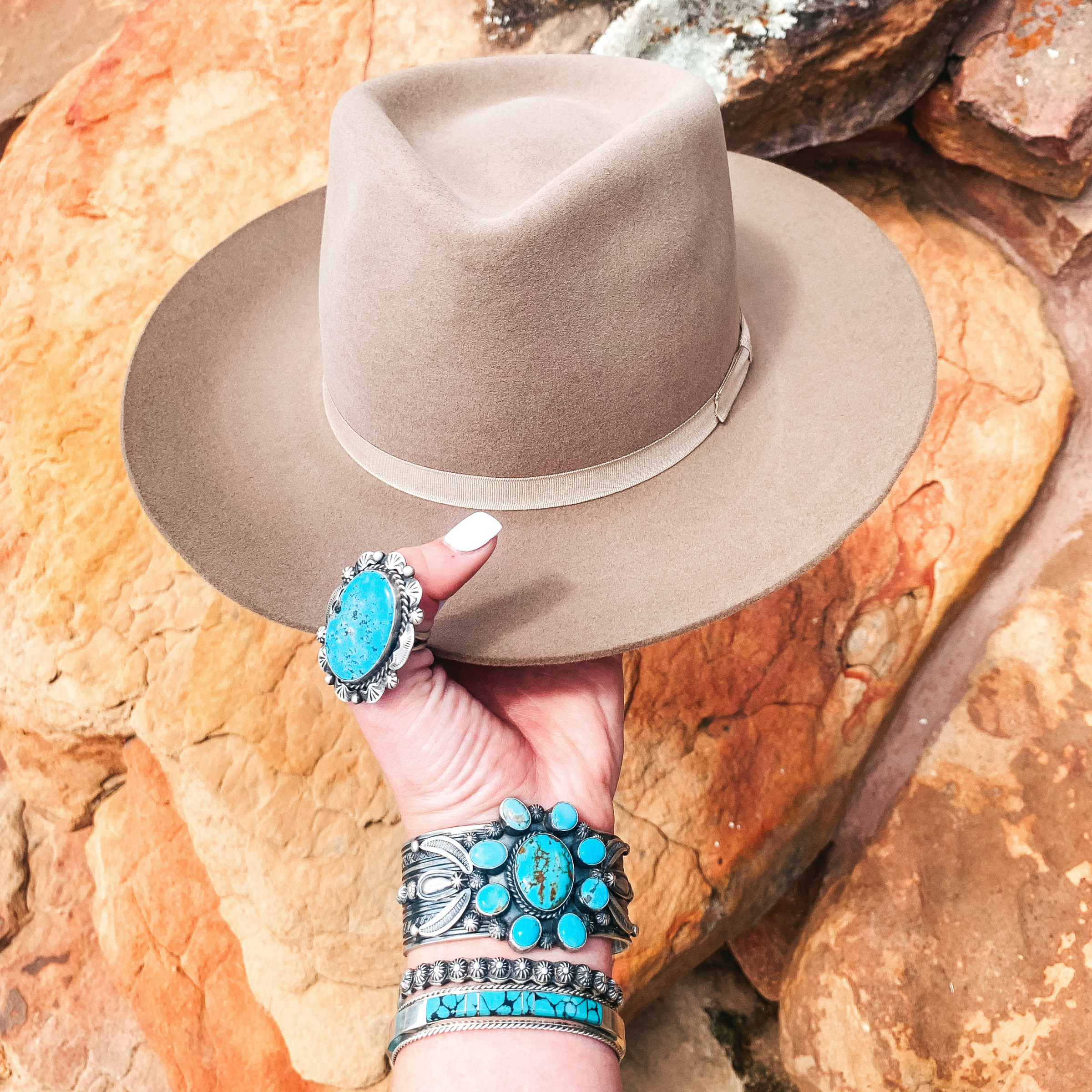 Rodeo King | Phoenix Felt Hat in Pecan Brown - Giddy Up Glamour Boutique