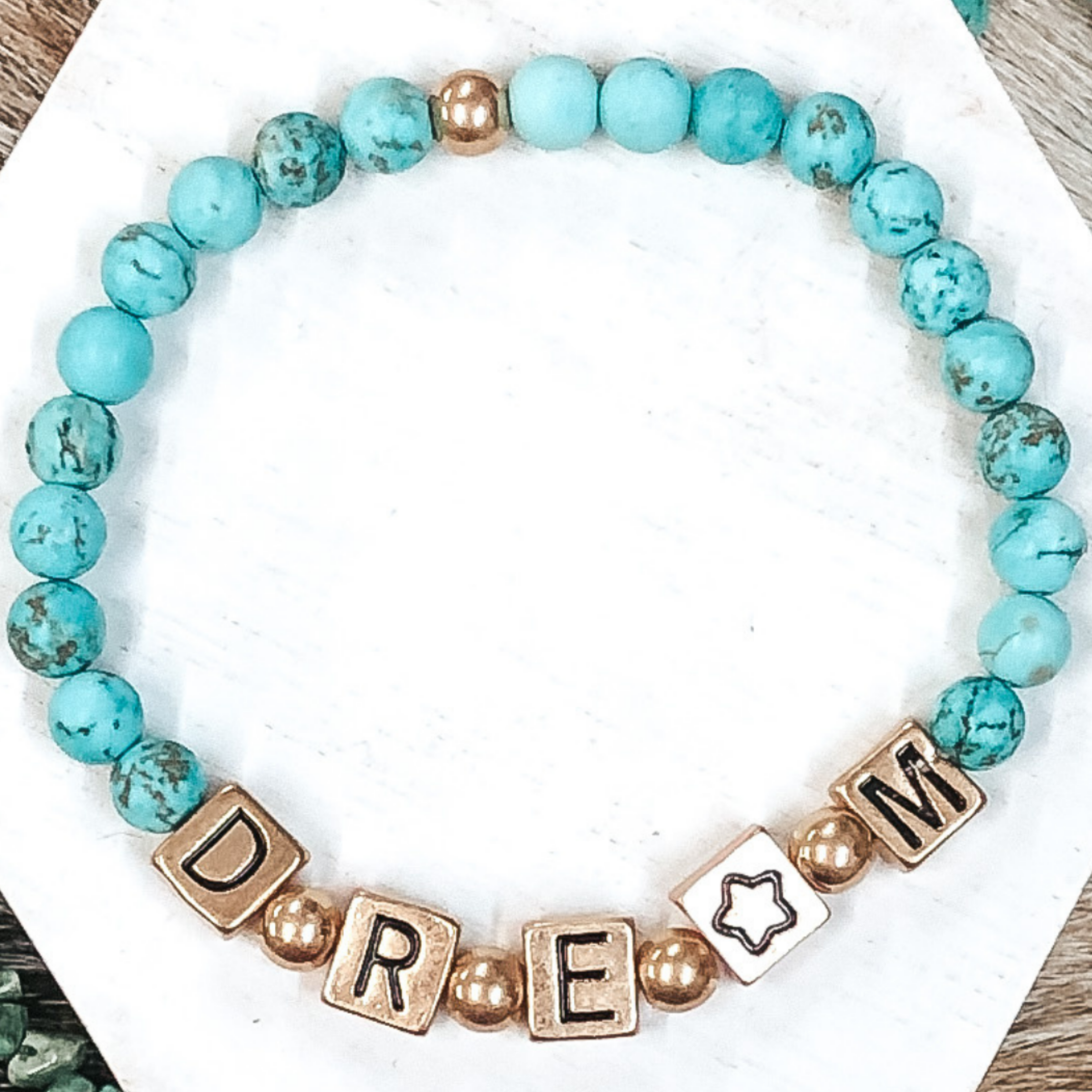 Dream On Bracelet in Turquoise - Giddy Up Glamour Boutique