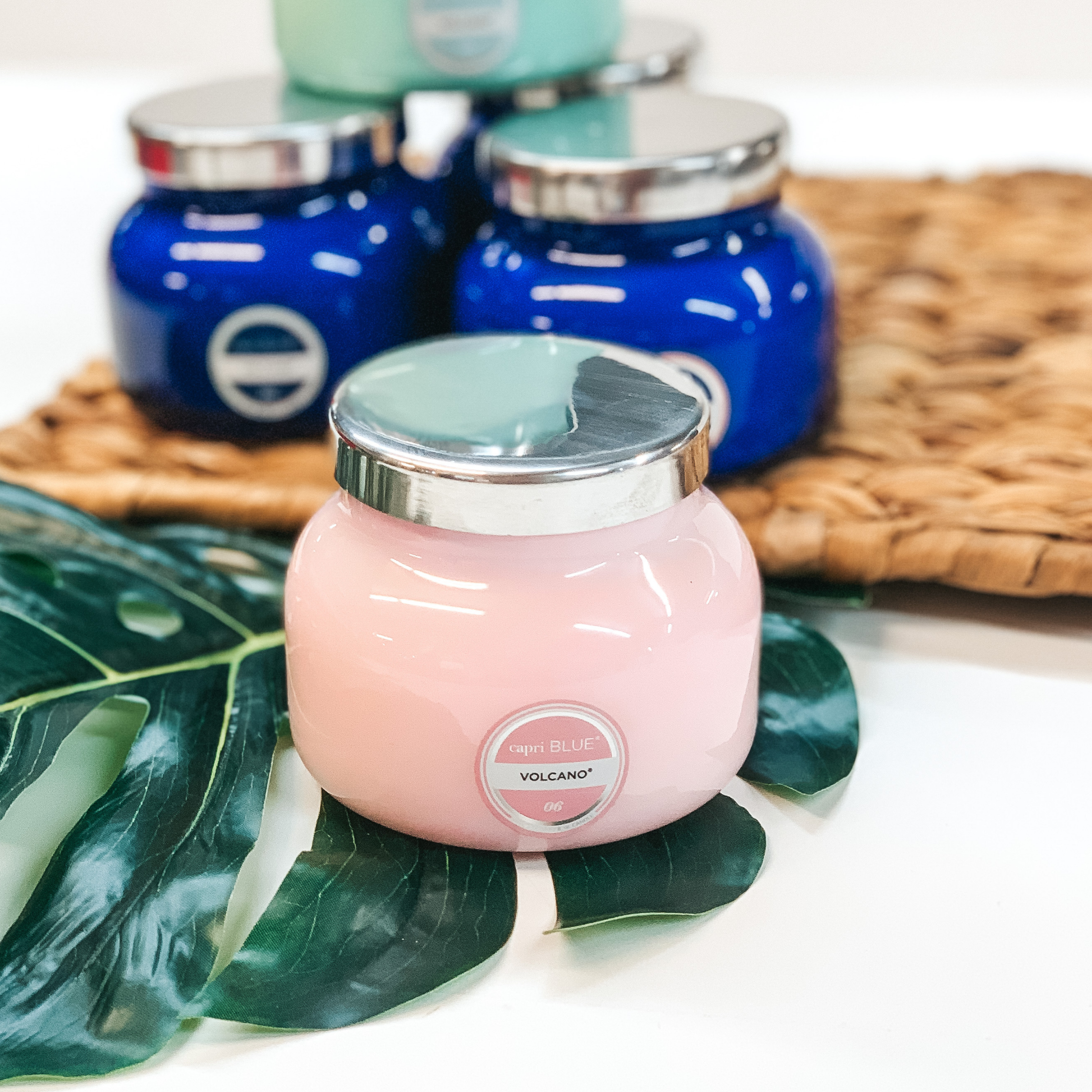 Capri Blue | 8 oz. Petite Jar Candle in Bubblegum Pink | Volcano - Giddy Up Glamour Boutique