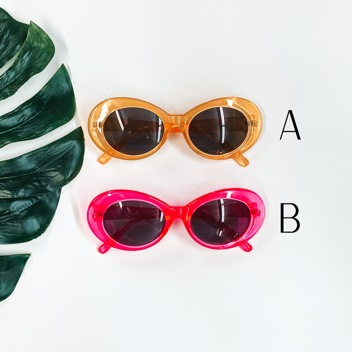 Groovy Neon Sunglasses in Various Colors - Giddy Up Glamour Boutique