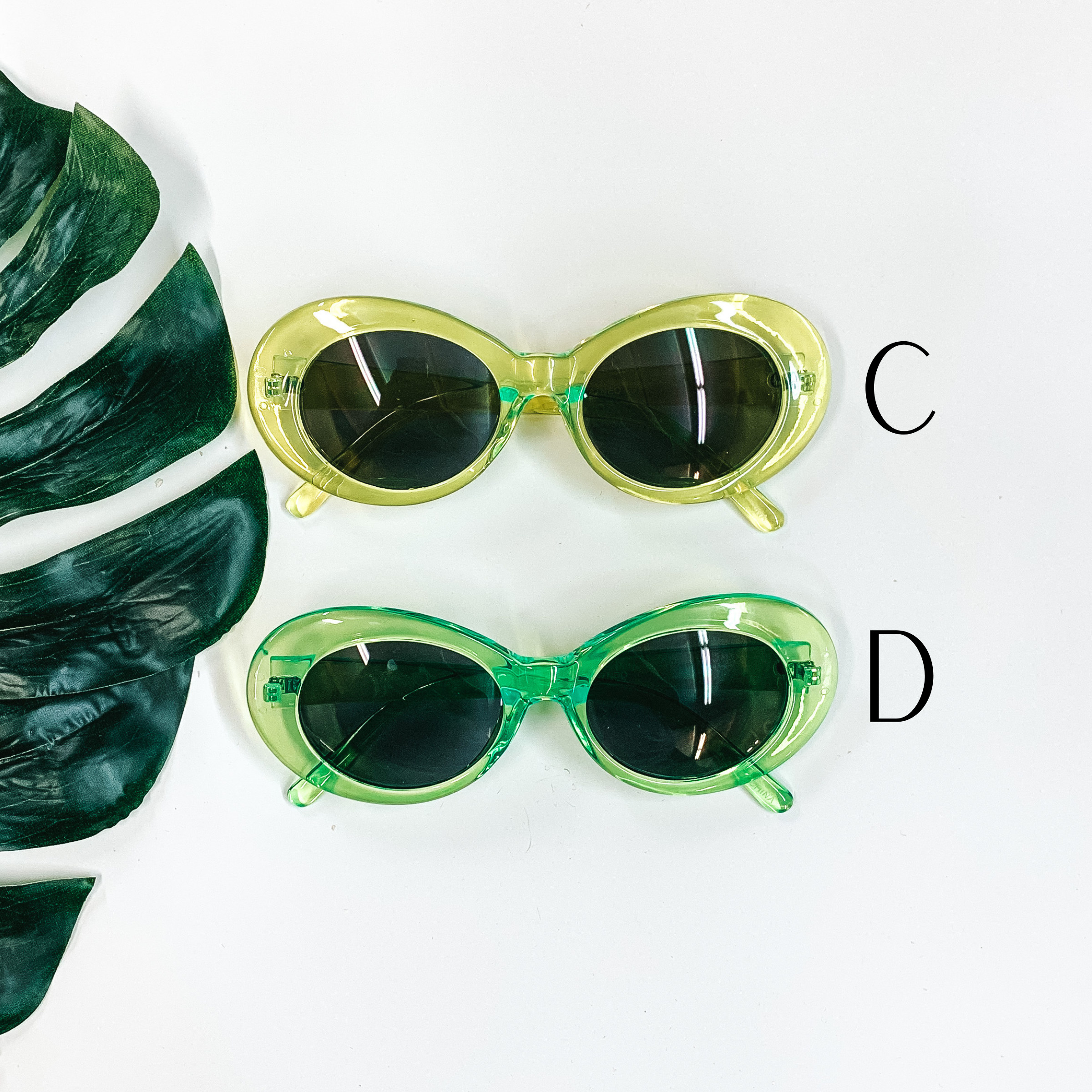 Groovy Neon Sunglasses in Various Colors - Giddy Up Glamour Boutique