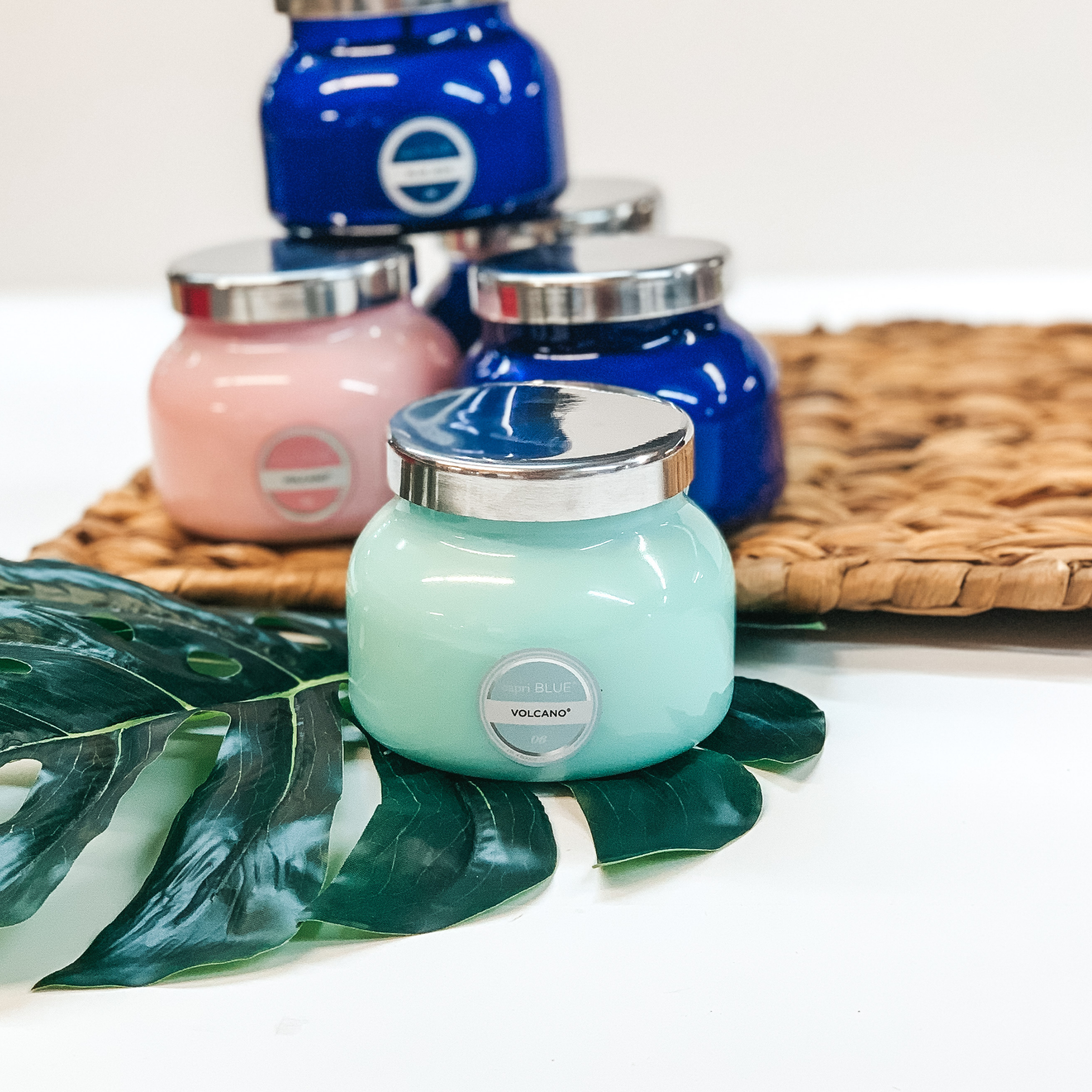 Capri Blue | 8 oz. Petite Jar Candle in Aqua Blue | Volcano - Giddy Up Glamour Boutique