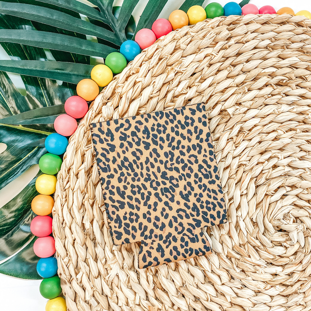 Leopard Print Koozie - Giddy Up Glamour Boutique