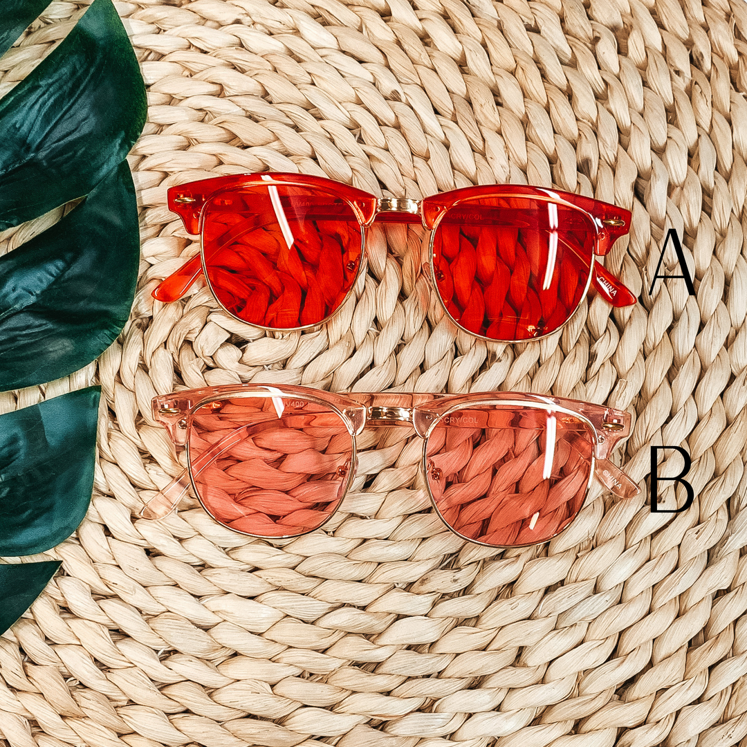 Classic Sunnies in a Variety of Neon Colors - Giddy Up Glamour Boutique