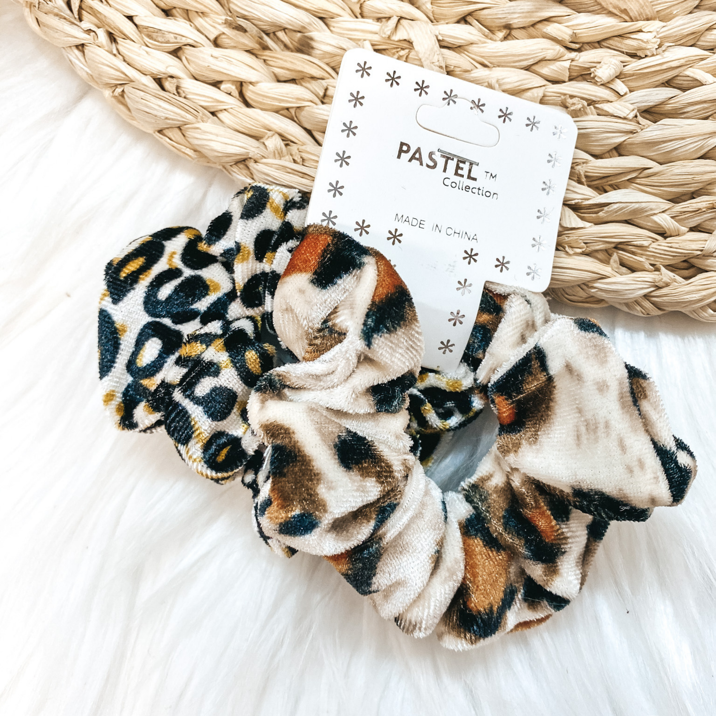 Buy 3 for $10 | Set of Two | Leopard Scrunchies - Giddy Up Glamour Boutique