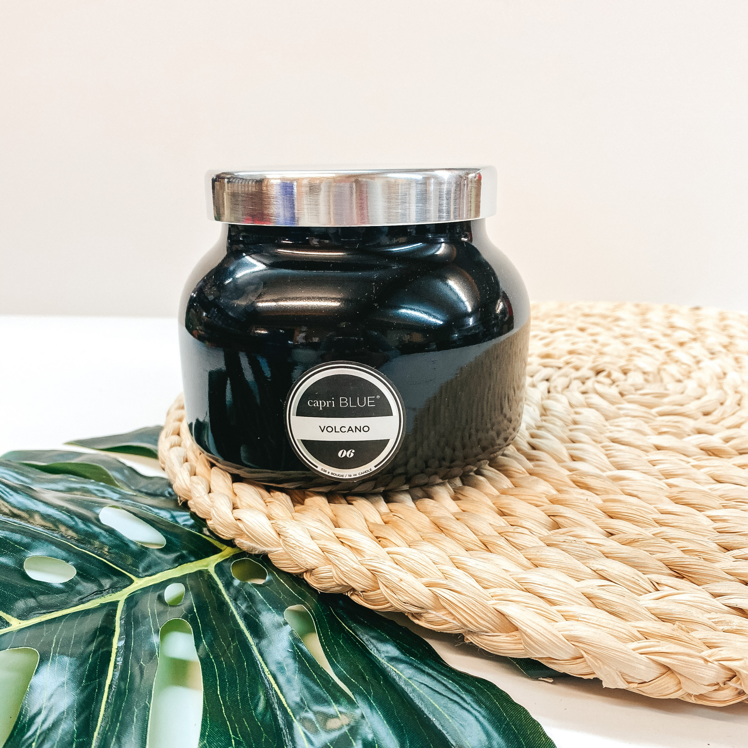Capri Blue | 19 oz. Signature Jar Candle in Black | Volcano - Giddy Up Glamour Boutique