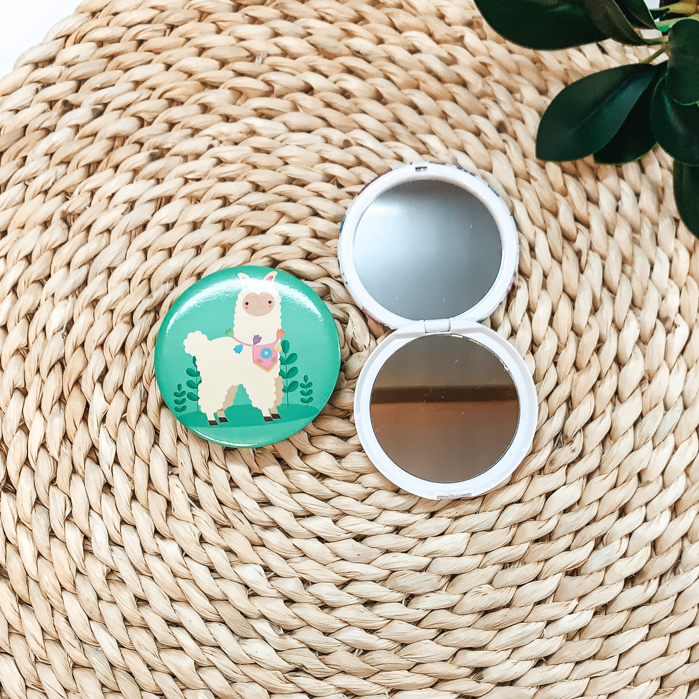Buy 3 for $10 | Compact Mirrors in Assorted Llama Prints - Giddy Up Glamour Boutique