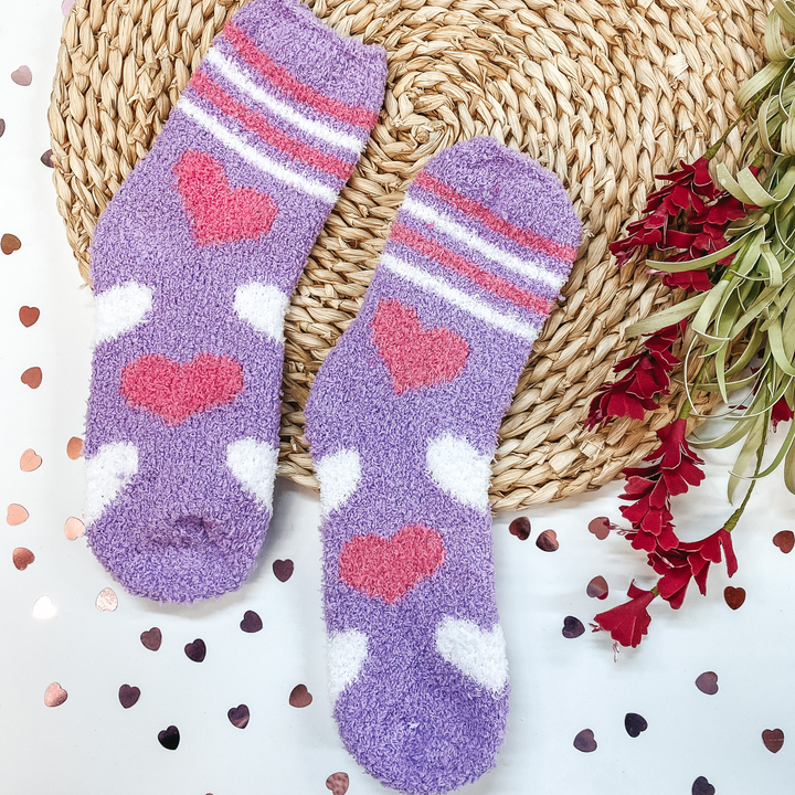 Valentine's Socks | My Heart is Yours Microfiber Socks in Assorted Colors - Giddy Up Glamour Boutique