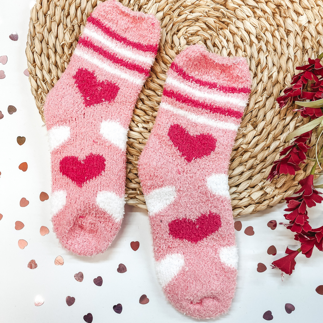 Valentine's Socks | My Heart is Yours Microfiber Socks in Assorted Colors - Giddy Up Glamour Boutique
