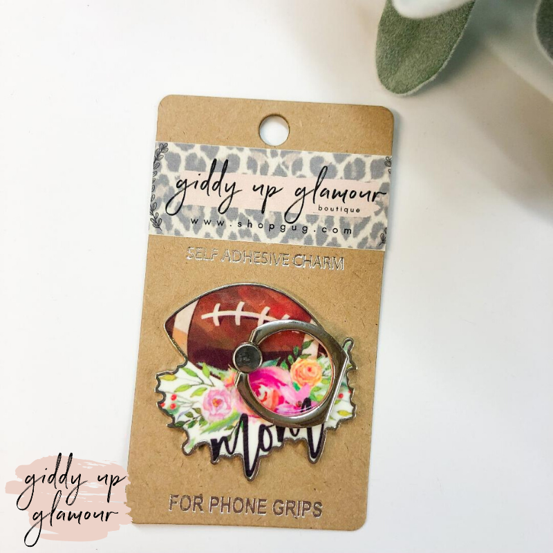 Football Mom Phone Ring - Giddy Up Glamour Boutique