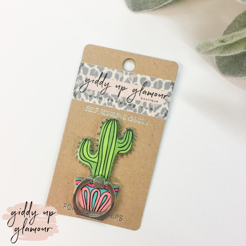 Cactus Phone Ring - Giddy Up Glamour Boutique