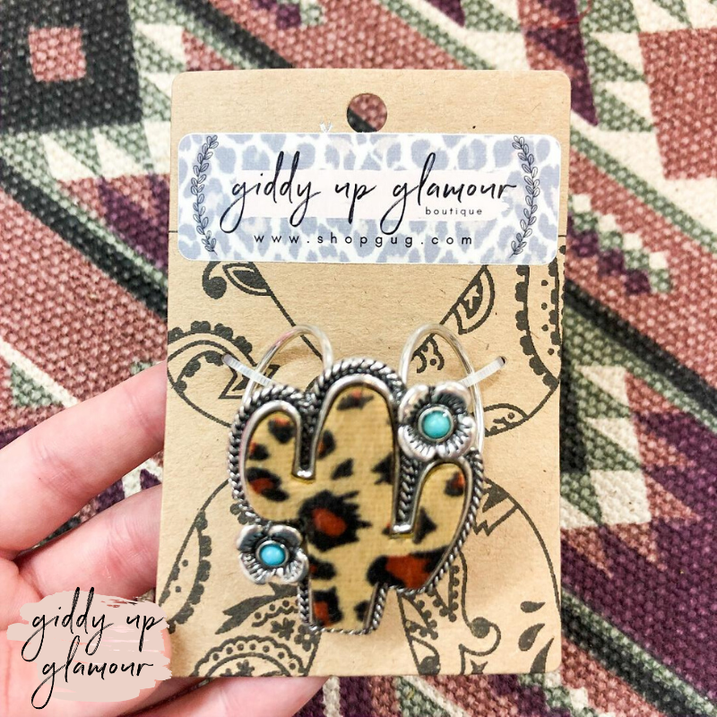 Leopard Cactus Scarf Ring - Giddy Up Glamour Boutique