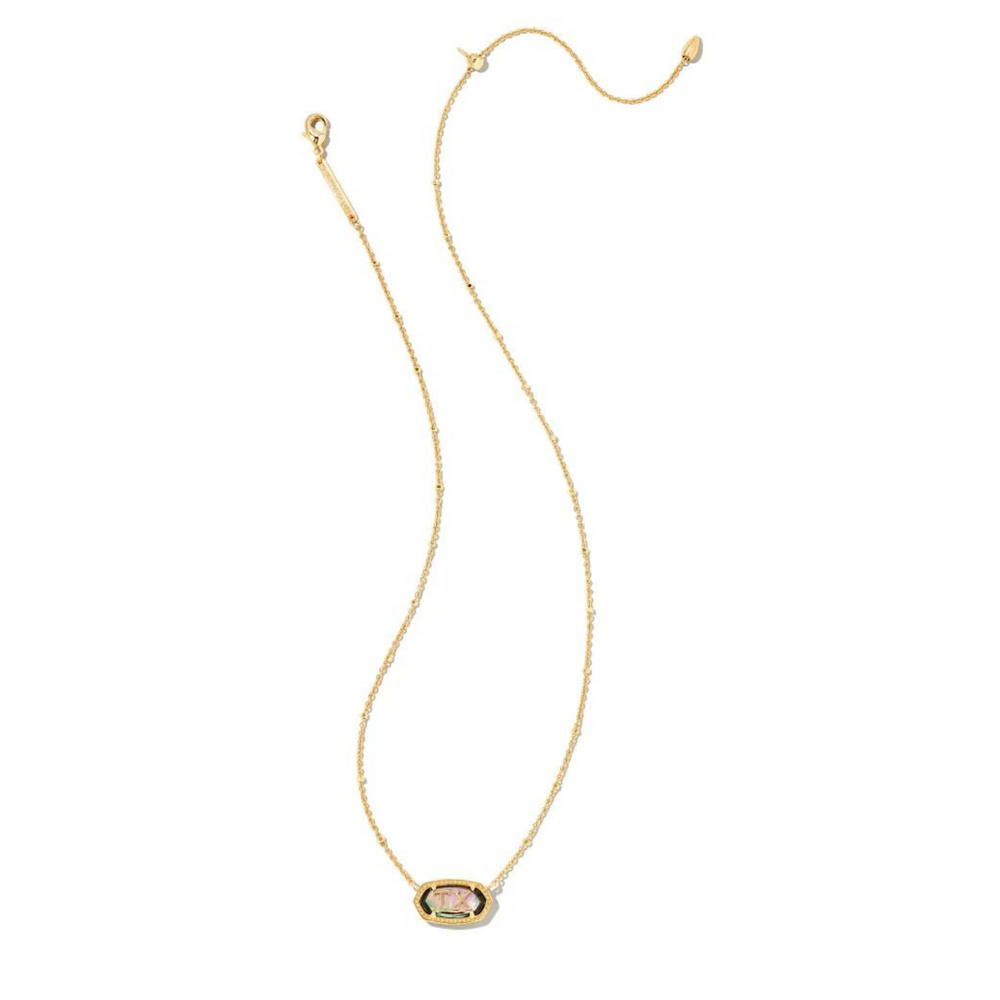 Kendra Scott | Elisa Gold Texas Necklace in Abalone - Giddy Up Glamour Boutique