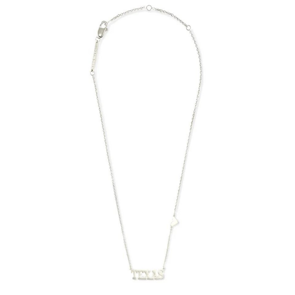 Kendra Scott | Texas Pendant Necklace in Sterling Silver - Giddy Up Glamour Boutique