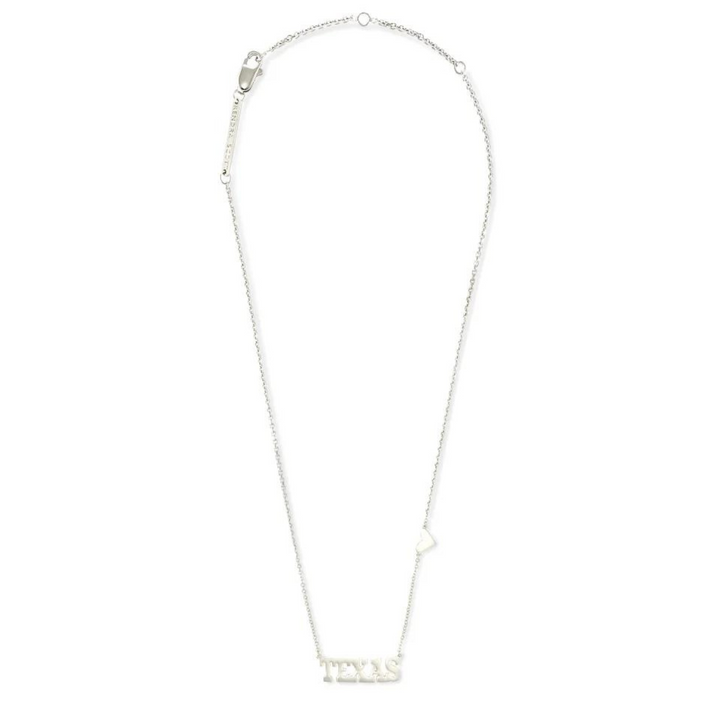Kendra Scott | Texas Pendant Necklace in Sterling Silver - Giddy Up Glamour Boutique