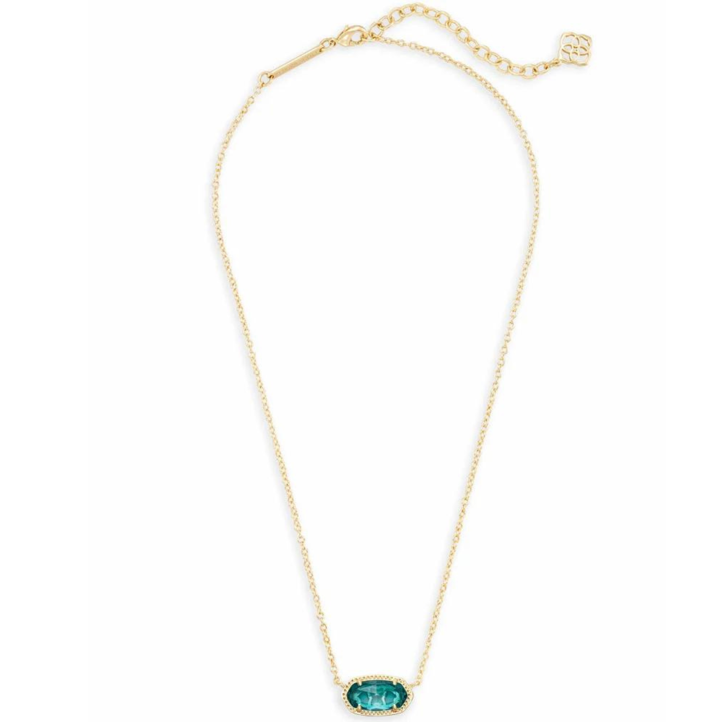 Kendra Scott |  Elisa Pendant Necklace in London Blue - Giddy Up Glamour Boutique