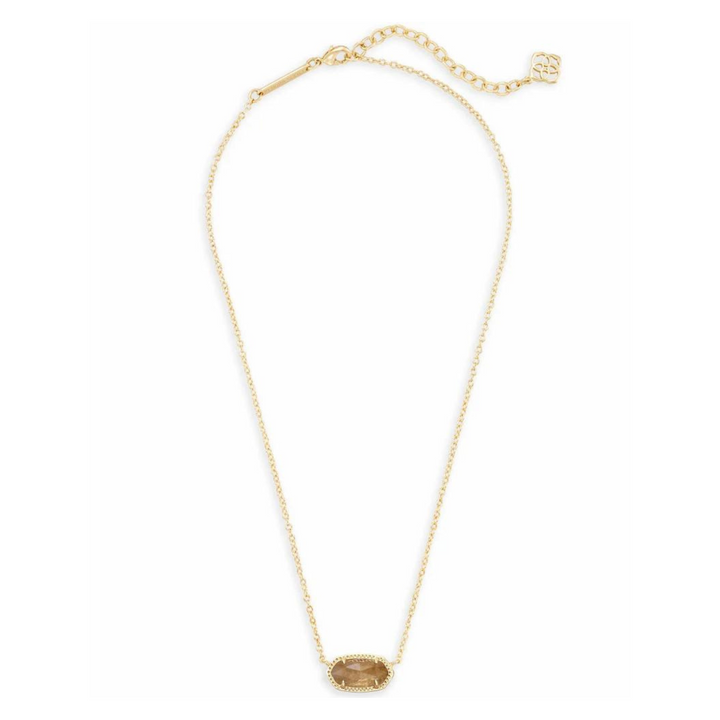 Kendra Scott | Elisa Pendant Necklace in Orange Citrine - Giddy Up Glamour Boutique