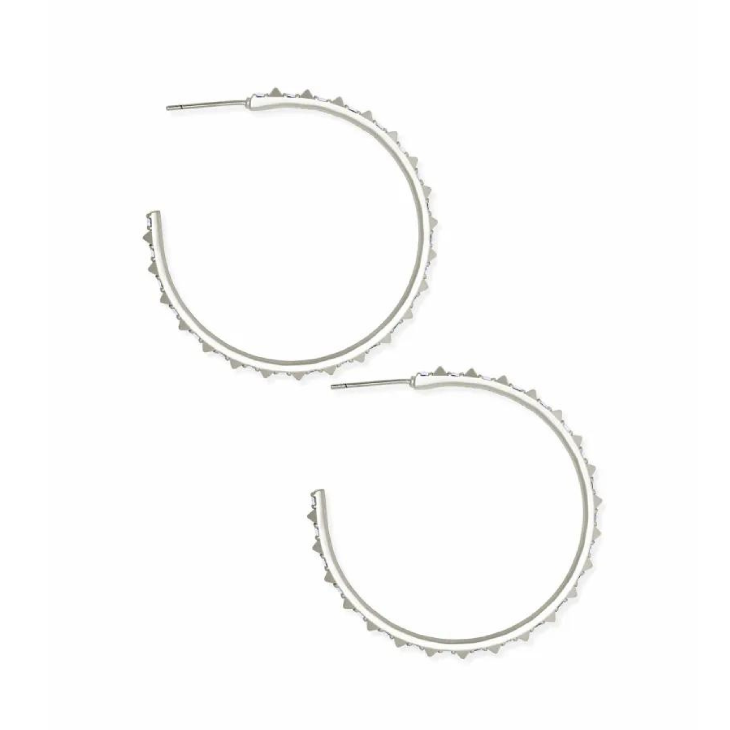 Kendra Scott | Veronica Hoop Earrings in Silver - Giddy Up Glamour Boutique