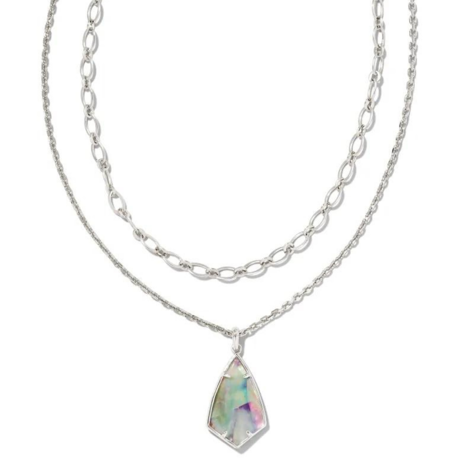 LILAC ABALONE ✨ Elisa Multi hot Strand Necklace Kendra Scott — NEW WITH TAG